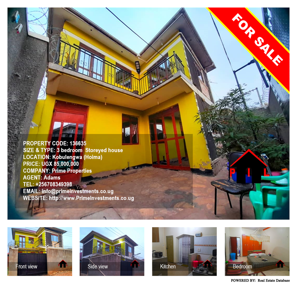 3 bedroom Storeyed house  for sale in Kabulengwa Hoima Uganda, code: 136635