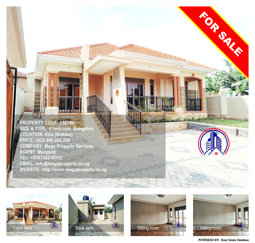 4 bedroom Bungalow  for sale in Kira Wakiso Uganda, code: 136780