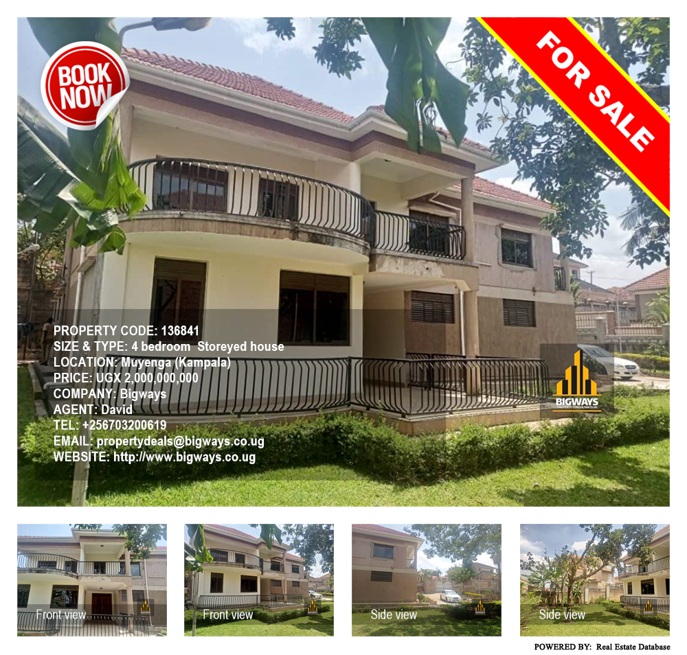 4 bedroom Storeyed house  for sale in Muyenga Kampala Uganda, code: 136841