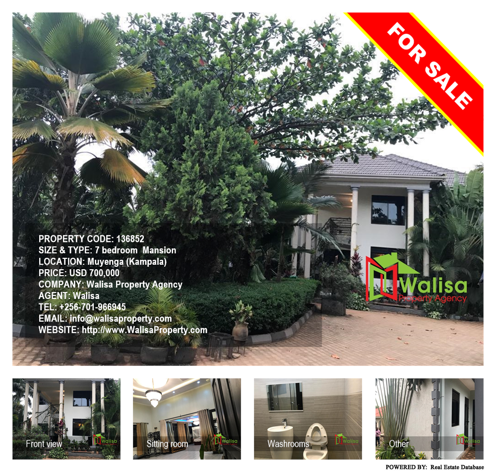7 bedroom Mansion  for sale in Muyenga Kampala Uganda, code: 136852