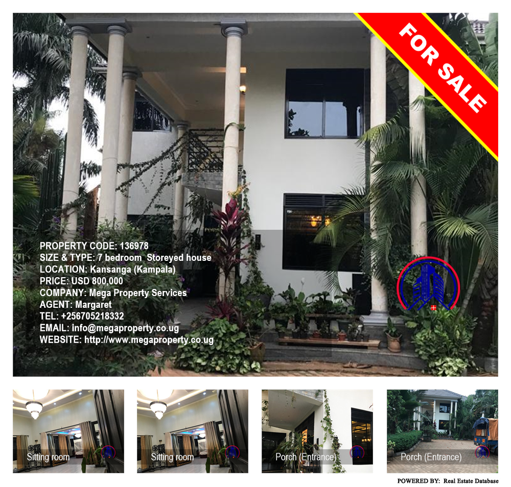 7 bedroom Storeyed house  for sale in Kansanga Kampala Uganda, code: 136978