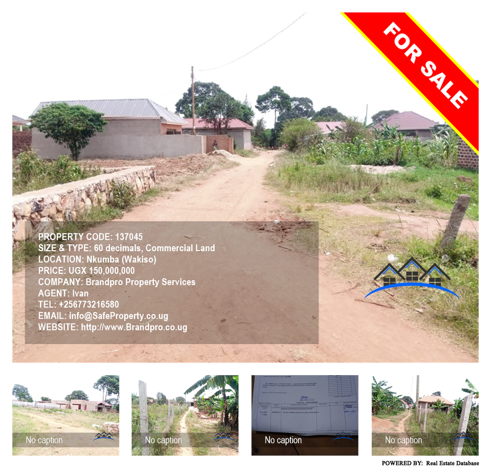 Commercial Land  for sale in Nkumba Wakiso Uganda, code: 137045