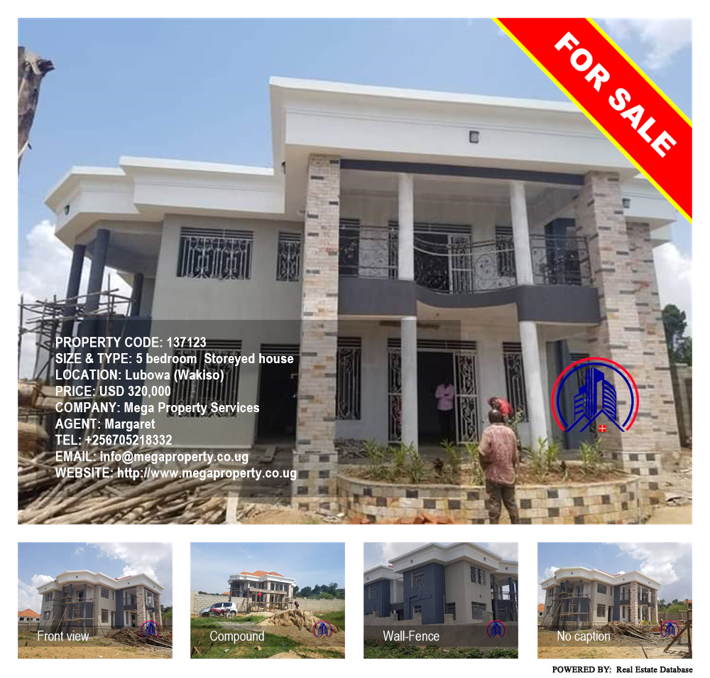 5 bedroom Storeyed house  for sale in Lubowa Wakiso Uganda, code: 137123