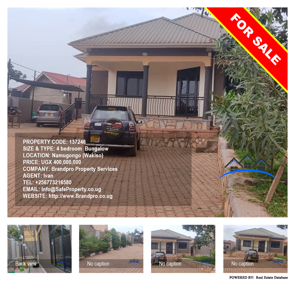 4 bedroom Bungalow  for sale in Namugongo Wakiso Uganda, code: 137246