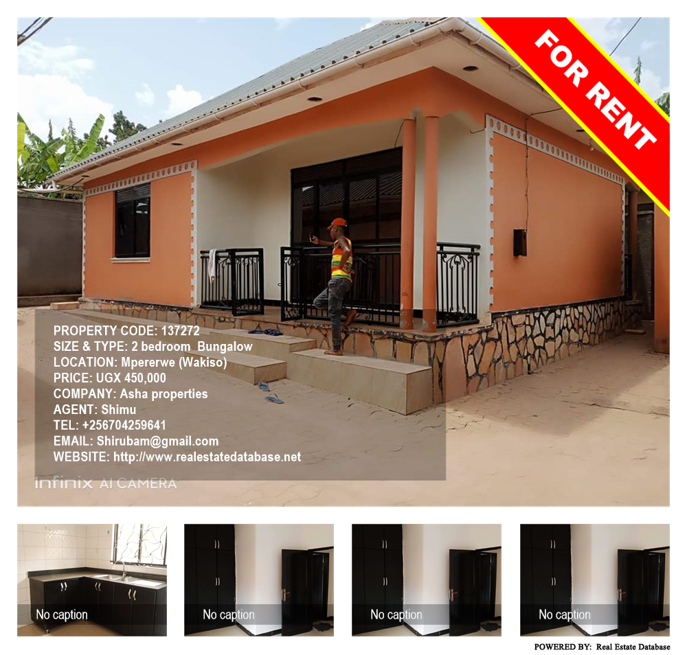 2 bedroom Bungalow  for rent in Mpererwe Wakiso Uganda, code: 137272
