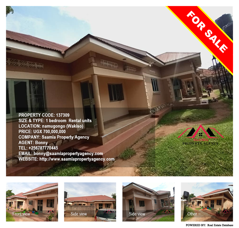 1 bedroom Rental units  for sale in Namugongo Wakiso Uganda, code: 137309