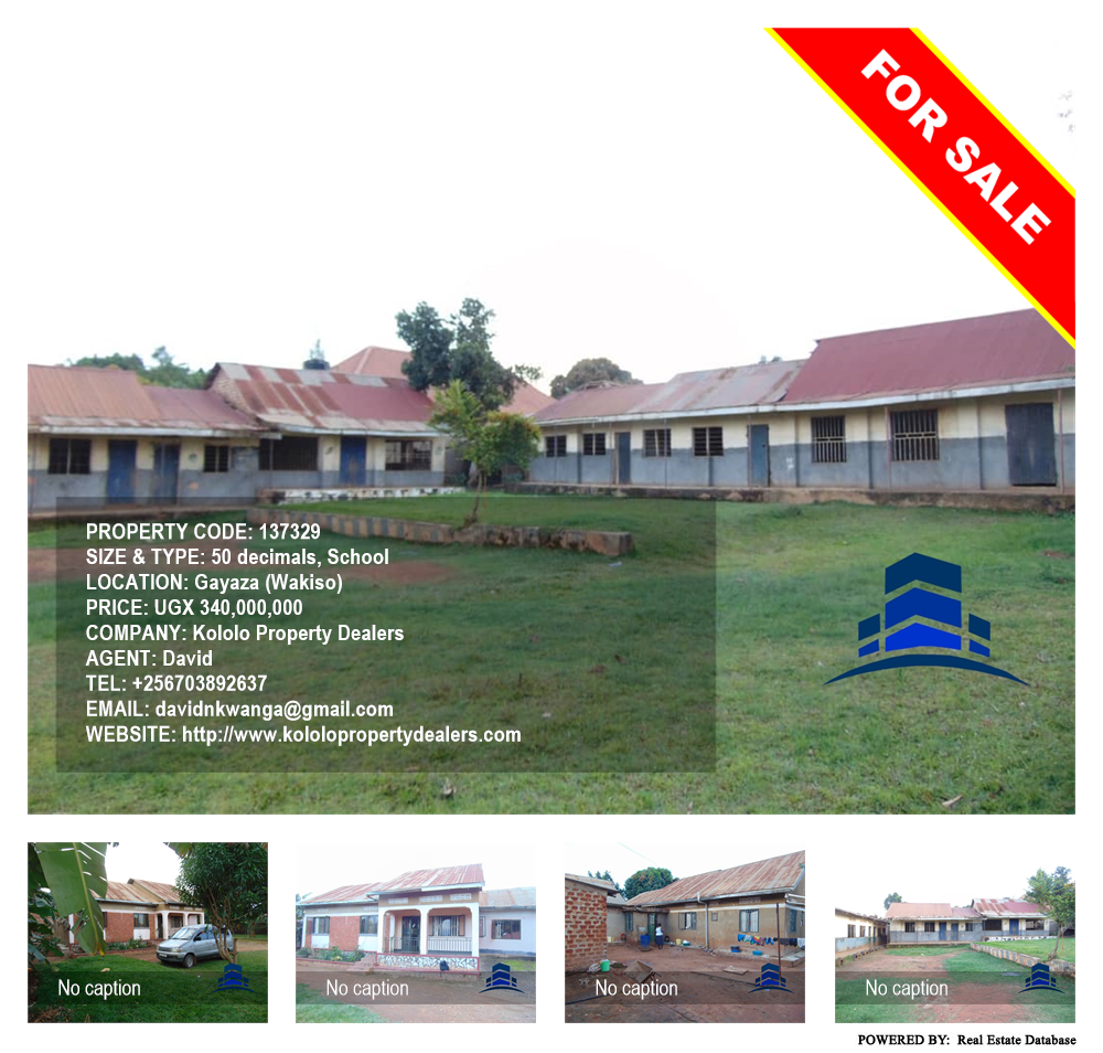 School  for sale in Gayaza Wakiso Uganda, code: 137329