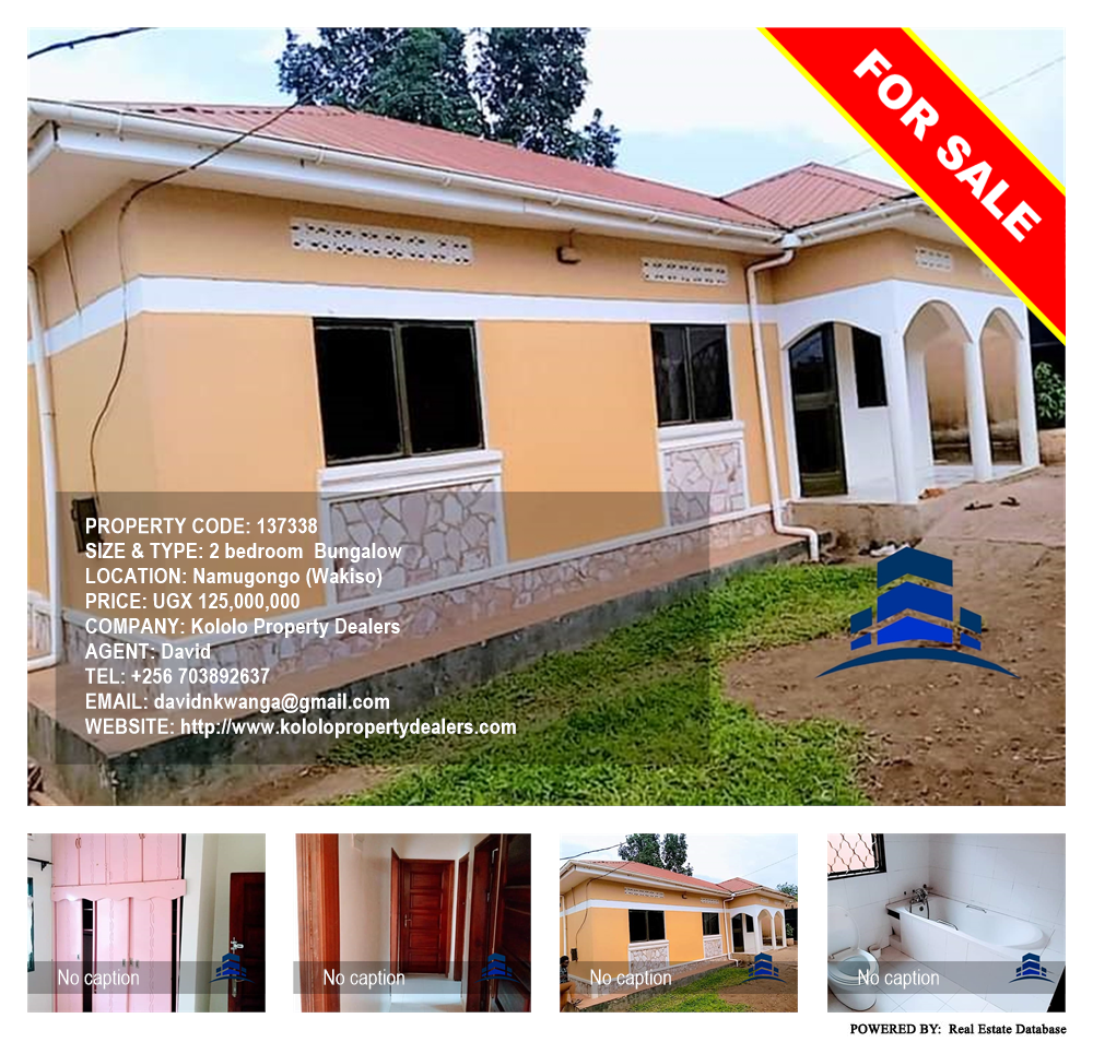 2 bedroom Bungalow  for sale in Namugongo Wakiso Uganda, code: 137338