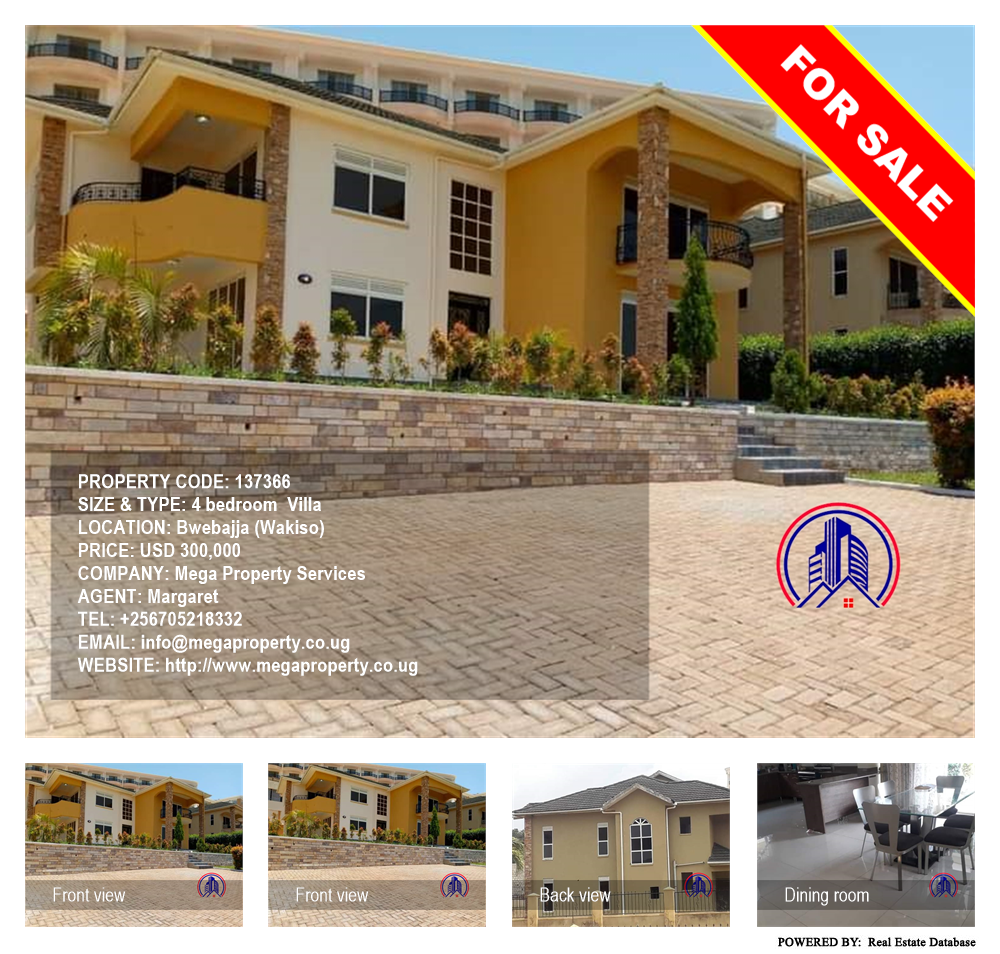 4 bedroom Villa  for sale in Bwebajja Wakiso Uganda, code: 137366