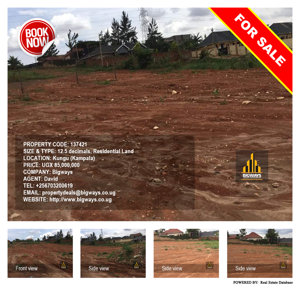 Residential Land  for sale in Kungu Kampala Uganda, code: 137421