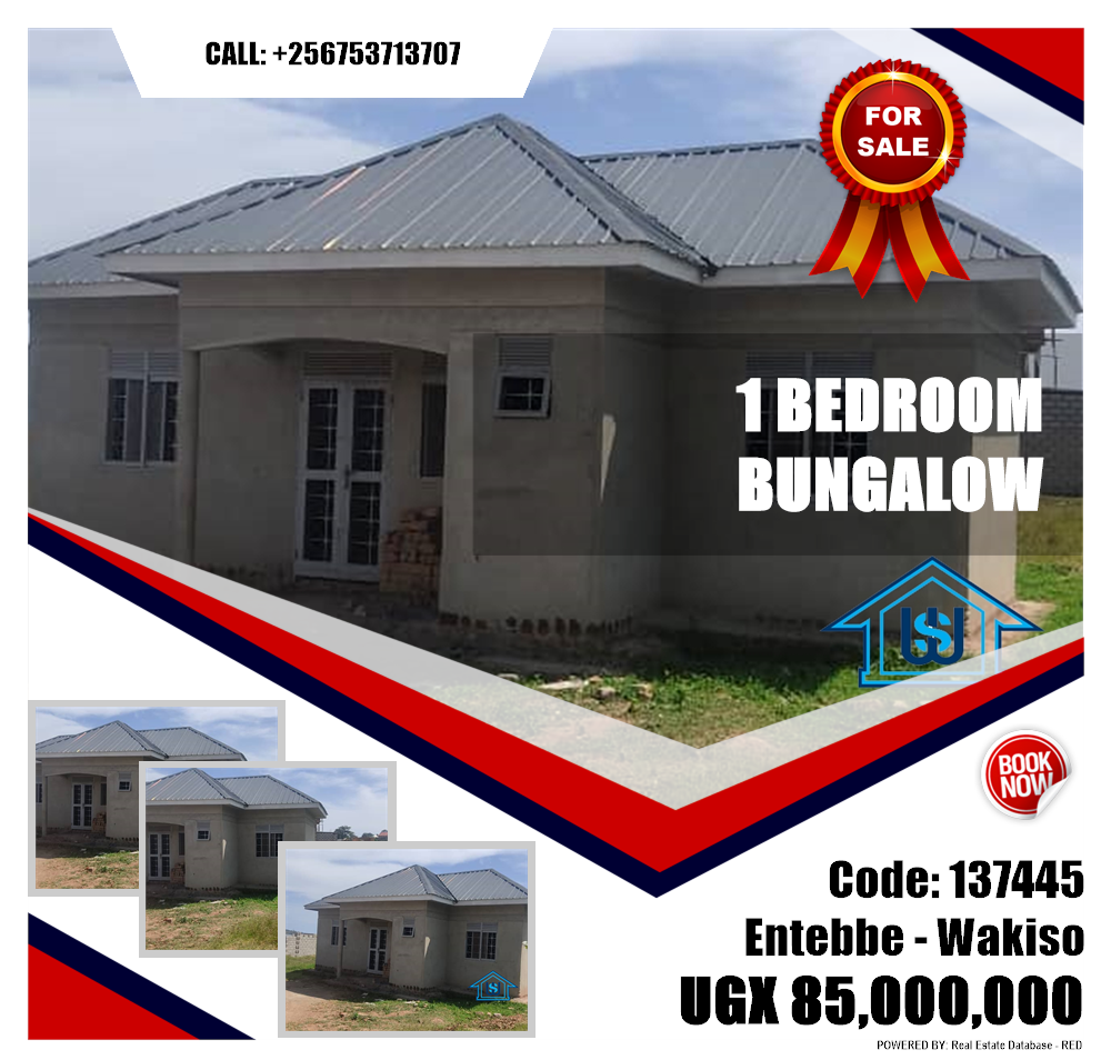1 bedroom Bungalow  for sale in Entebbe Wakiso Uganda, code: 137445