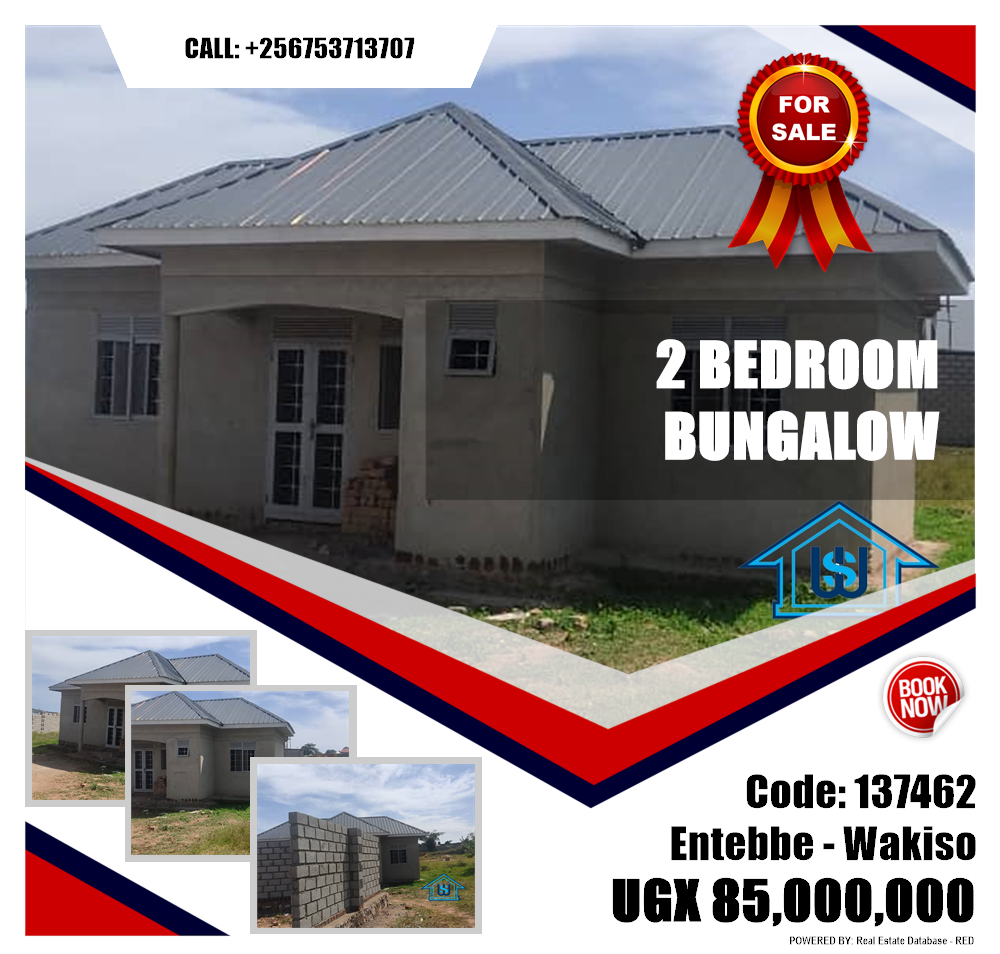 2 bedroom Bungalow  for sale in Entebbe Wakiso Uganda, code: 137462