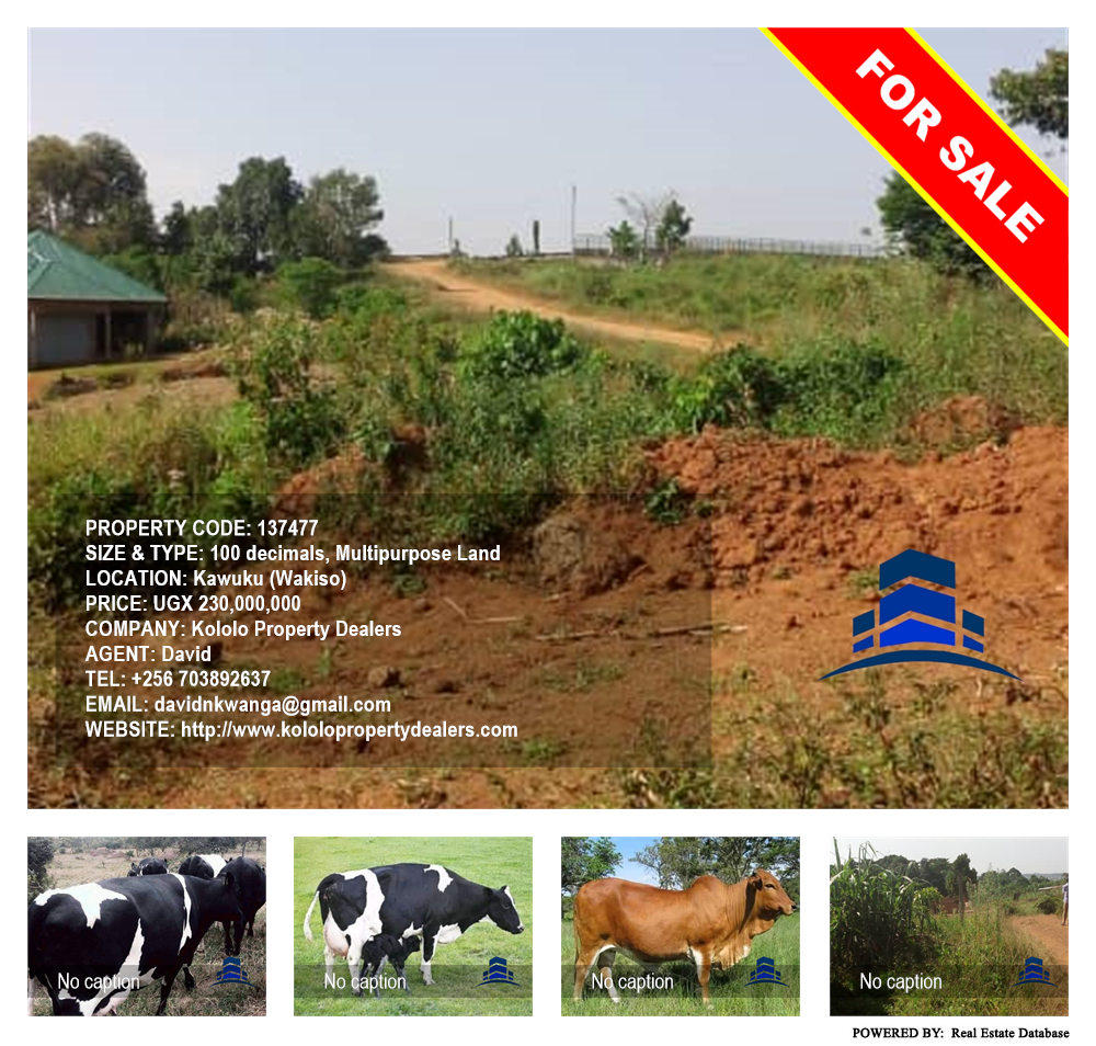 Multipurpose Land  for sale in Kawuku Wakiso Uganda, code: 137477