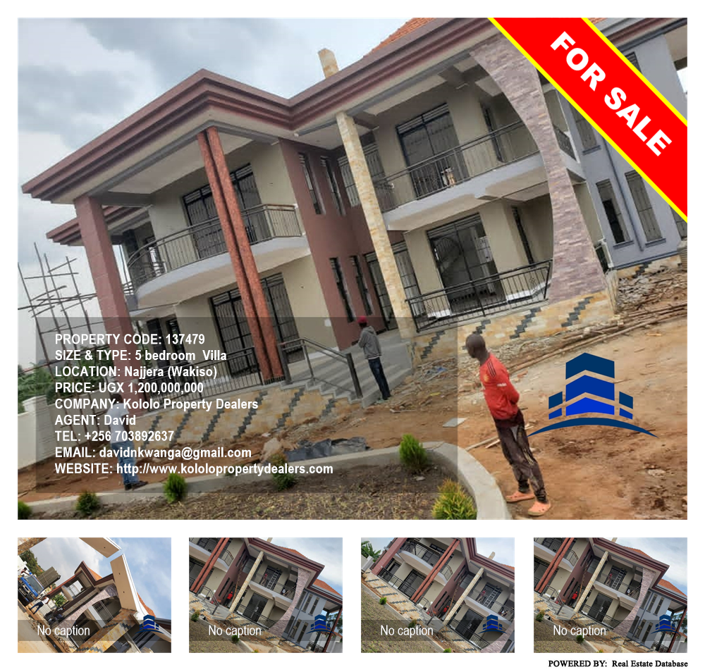 5 bedroom Villa  for sale in Najjera Wakiso Uganda, code: 137479