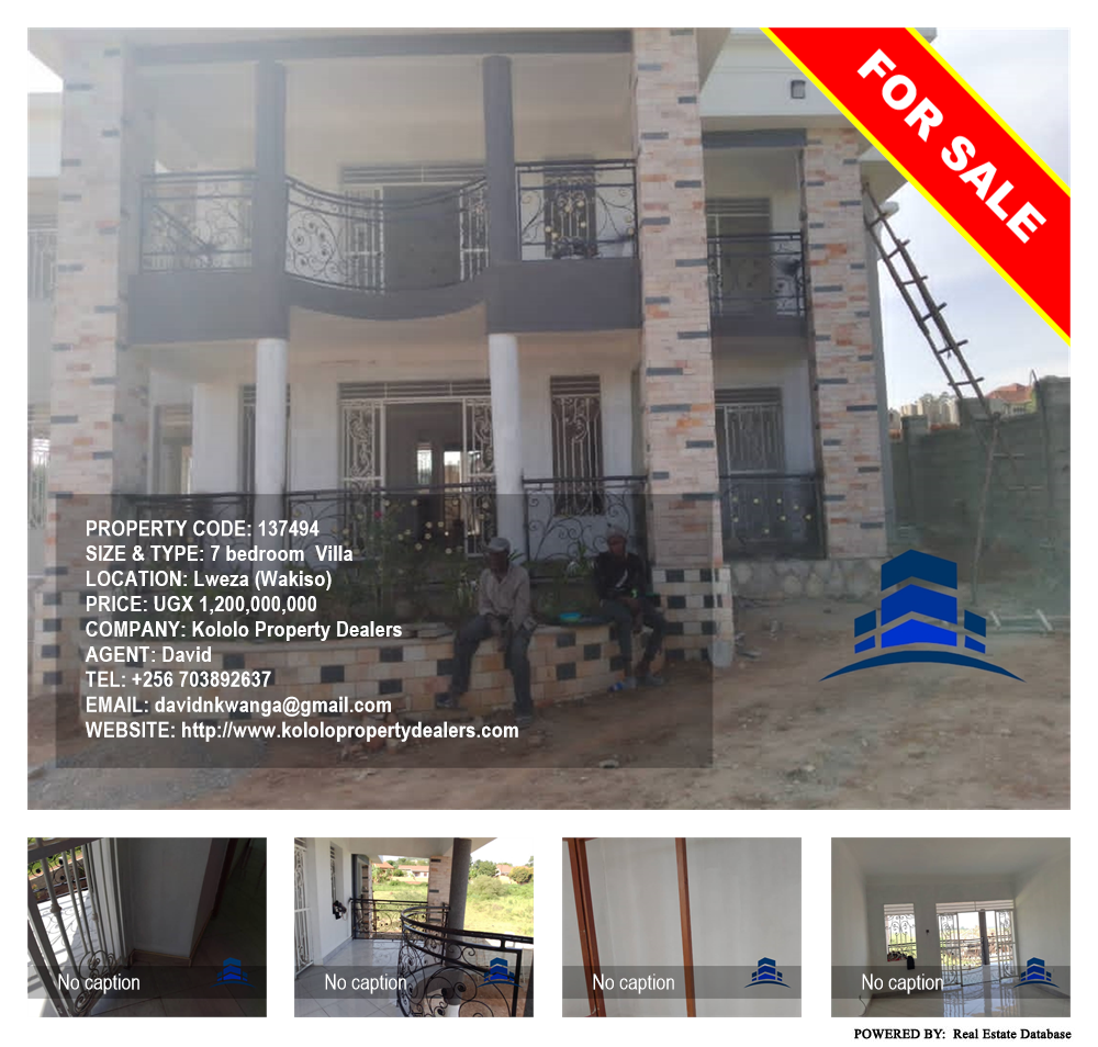 7 bedroom Villa  for sale in Lweza Wakiso Uganda, code: 137494