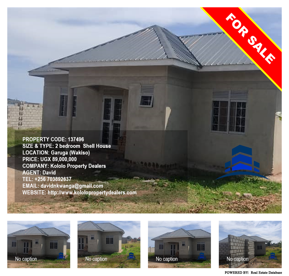2 bedroom Shell House  for sale in Garuga Wakiso Uganda, code: 137496