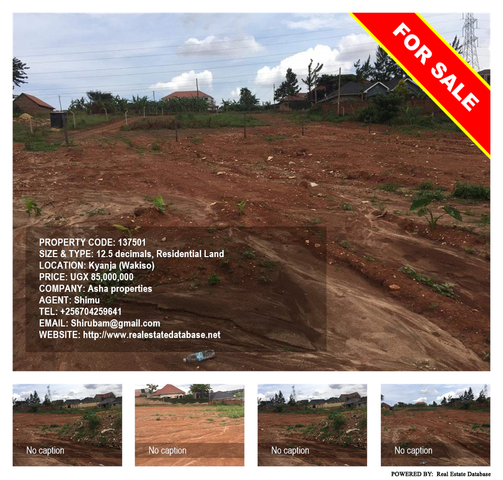 Residential Land  for sale in Kyanja Wakiso Uganda, code: 137501