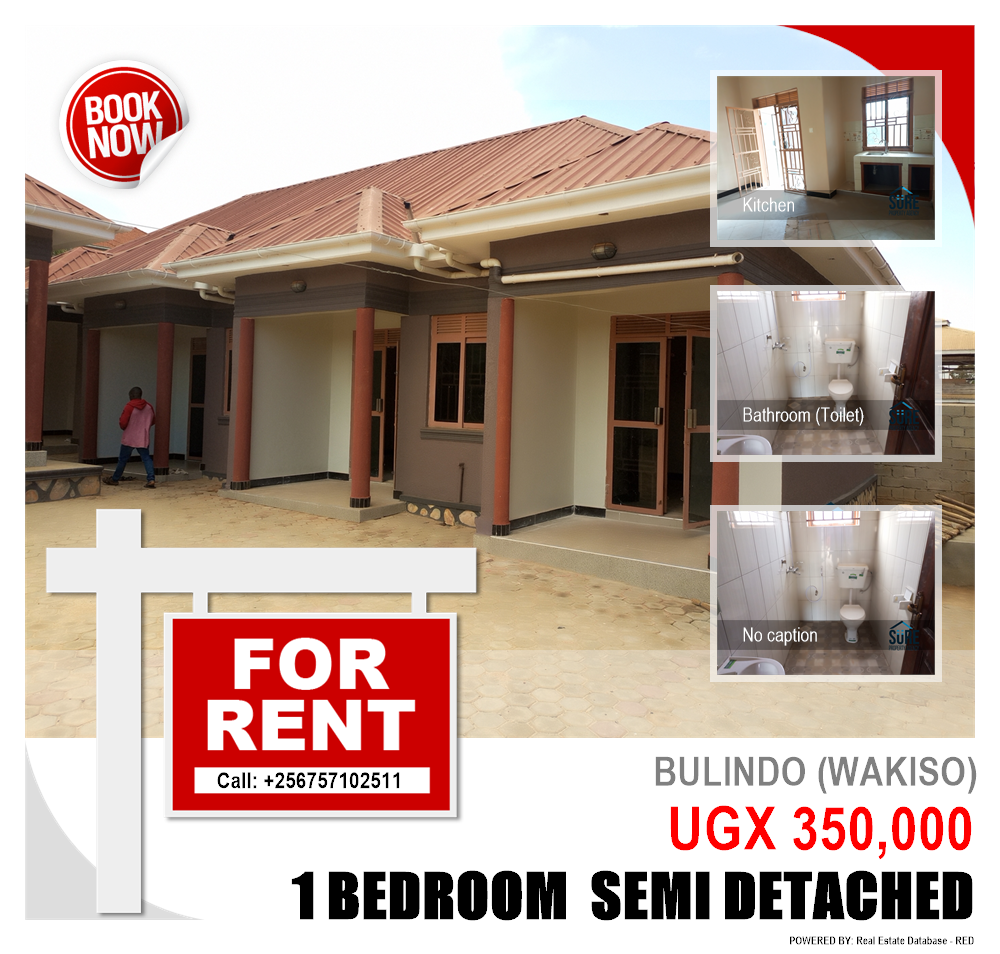 1 bedroom Semi Detached  for rent in Bulindo Wakiso Uganda, code: 137579