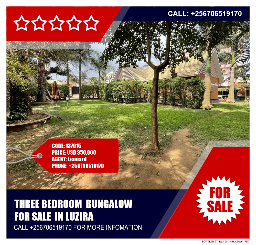 3 bedroom Bungalow  for sale in Luzira Kampala Uganda, code: 137615