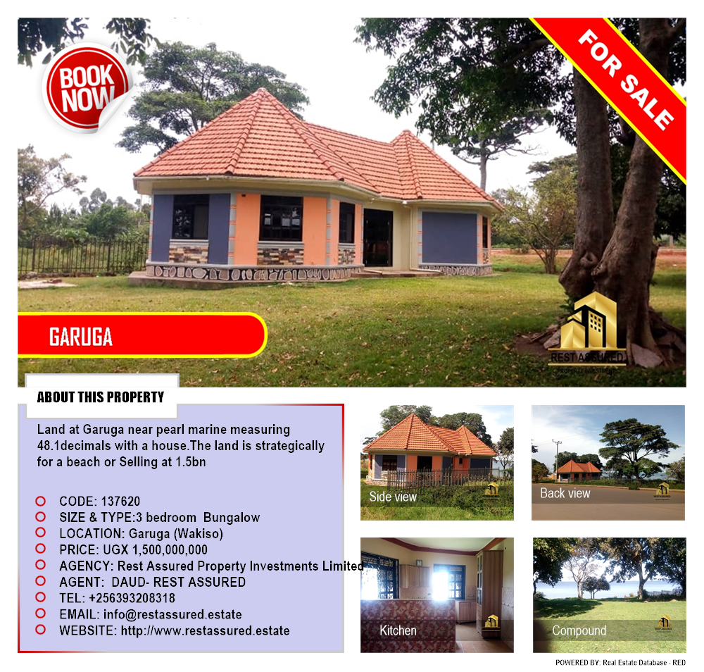 3 bedroom Bungalow  for sale in Garuga Wakiso Uganda, code: 137620