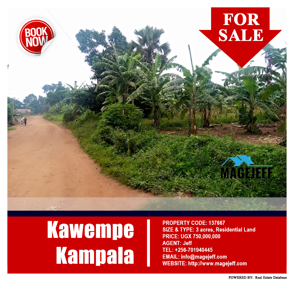 Residential Land  for sale in Kawempe Kampala Uganda, code: 137667