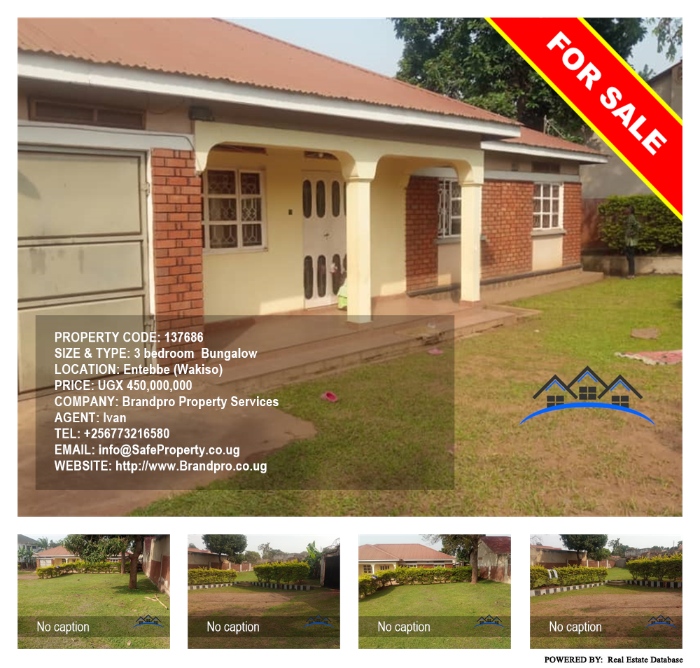 3 bedroom Bungalow  for sale in Entebbe Wakiso Uganda, code: 137686