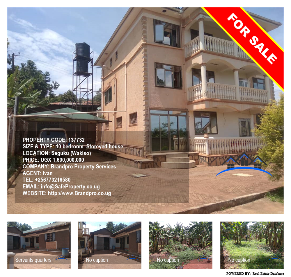 10 bedroom Storeyed house  for sale in Seguku Wakiso Uganda, code: 137732