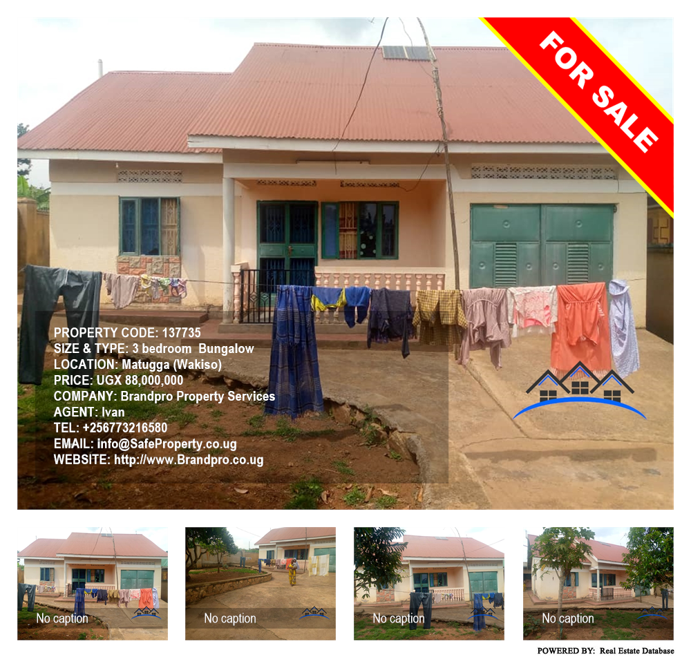 3 bedroom Bungalow  for sale in Matugga Wakiso Uganda, code: 137735