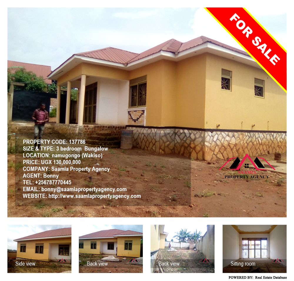 3 bedroom Bungalow  for sale in Namugongo Wakiso Uganda, code: 137786