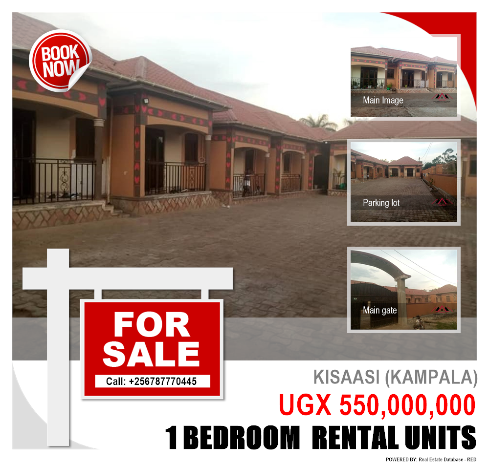 1 bedroom Rental units  for sale in Kisaasi Kampala Uganda, code: 137824