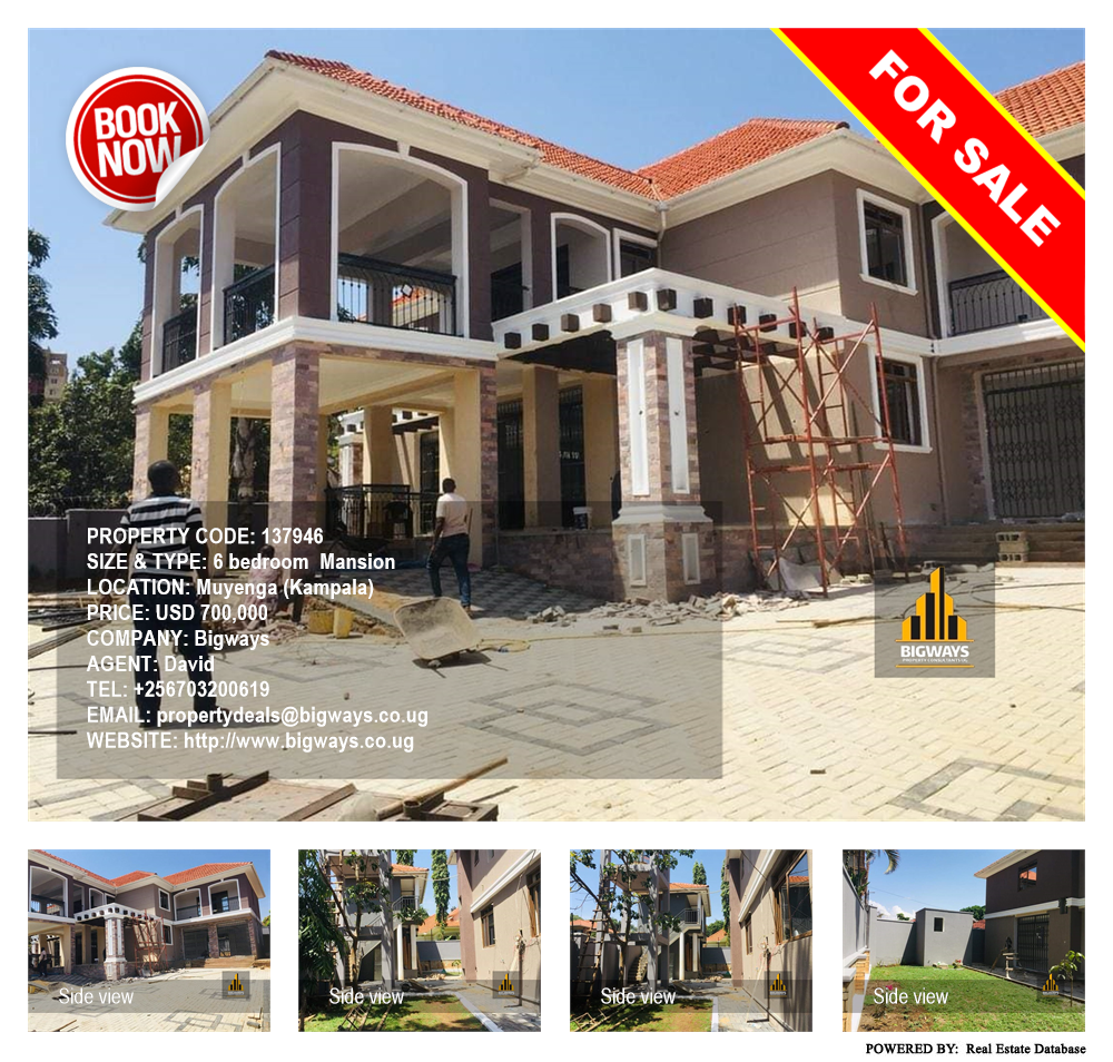 6 bedroom Mansion  for sale in Muyenga Kampala Uganda, code: 137946