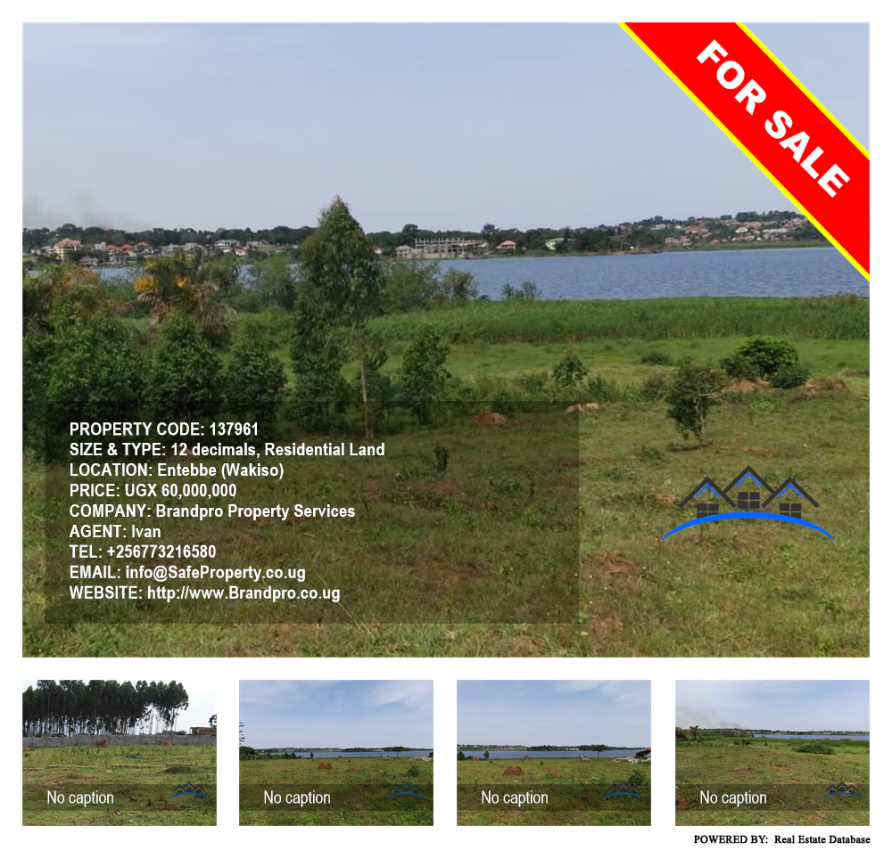 Residential Land  for sale in Entebbe Wakiso Uganda, code: 137961