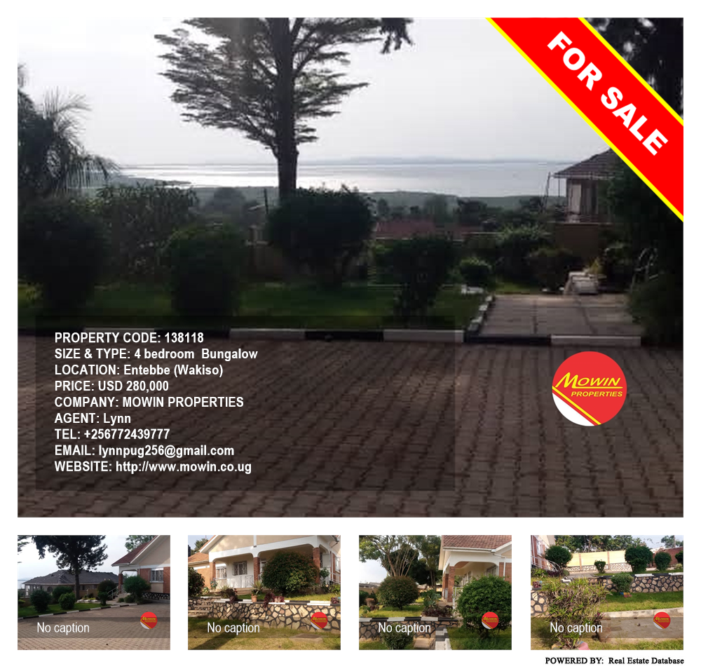 4 bedroom Bungalow  for sale in Entebbe Wakiso Uganda, code: 138118