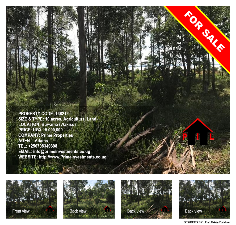 Agricultural Land  for sale in Buwama Wakiso Uganda, code: 138213