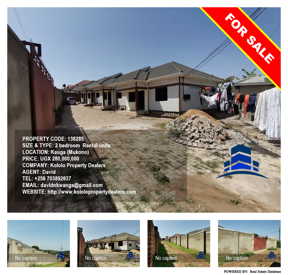 2 bedroom Rental units  for sale in Kawuga Mukono Uganda, code: 138285