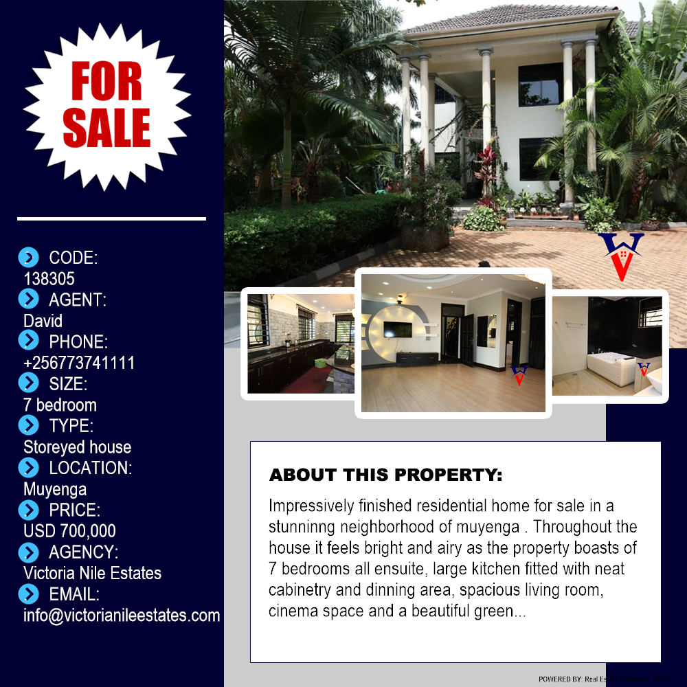 7 bedroom Storeyed house  for sale in Muyenga Kampala Uganda, code: 138305