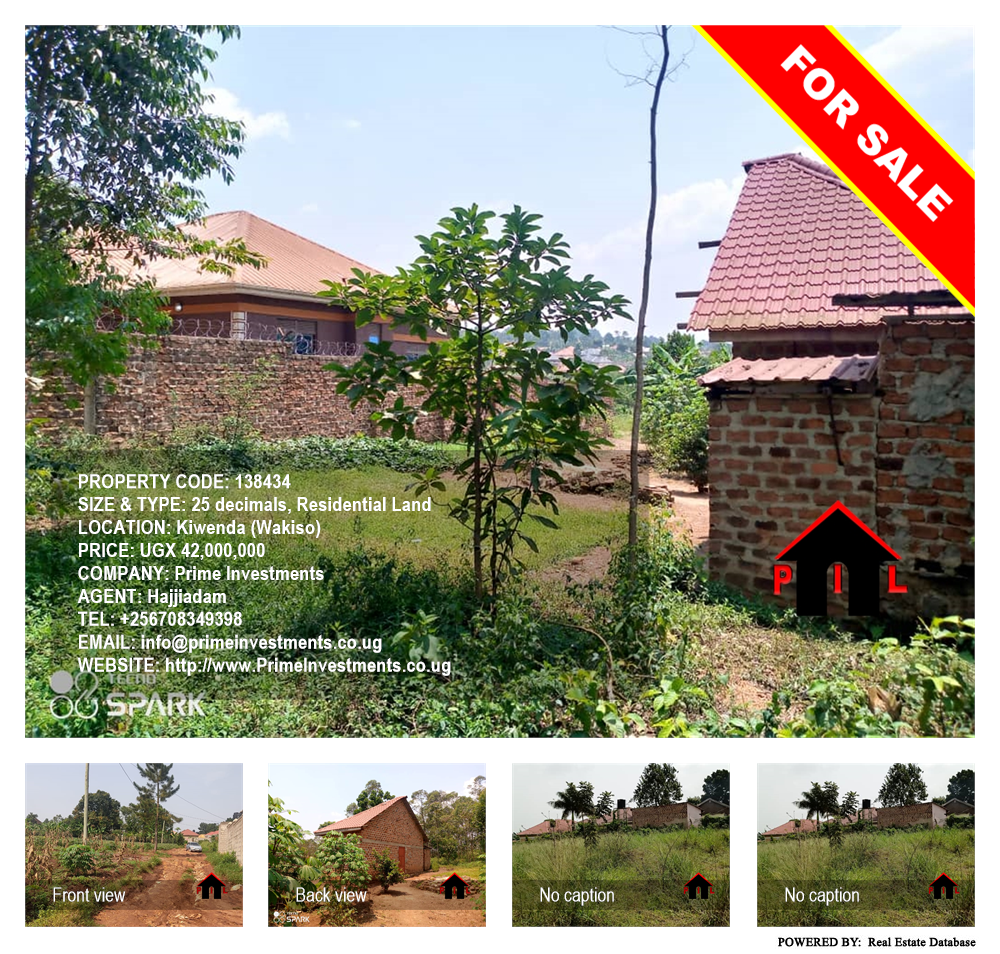 Residential Land  for sale in Kiwenda Wakiso Uganda, code: 138434