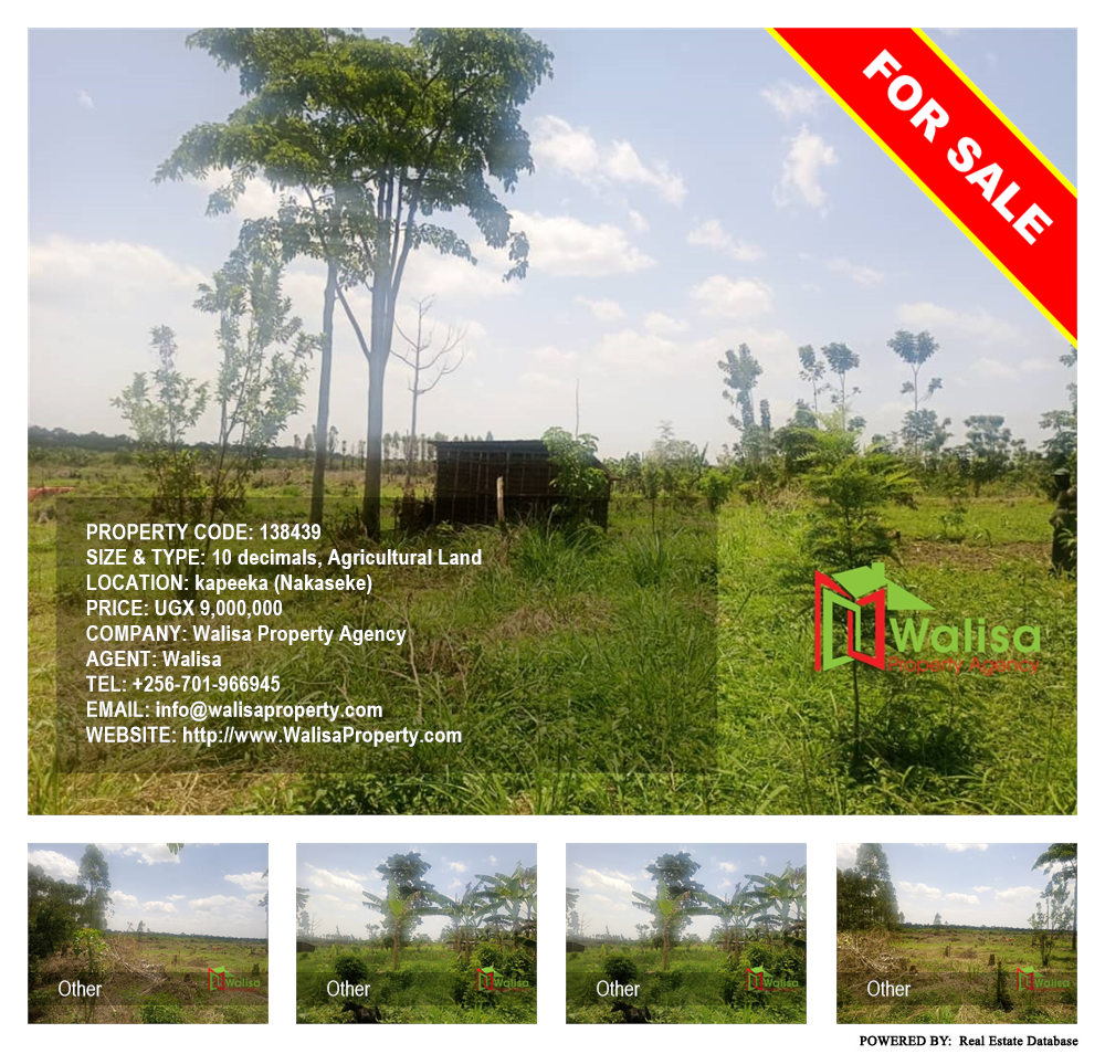 Agricultural Land  for sale in Kapeeka Nakaseke Uganda, code: 138439