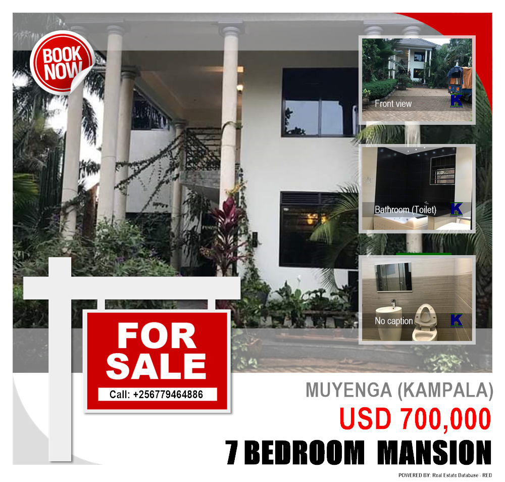 7 bedroom Mansion  for sale in Muyenga Kampala Uganda, code: 138711