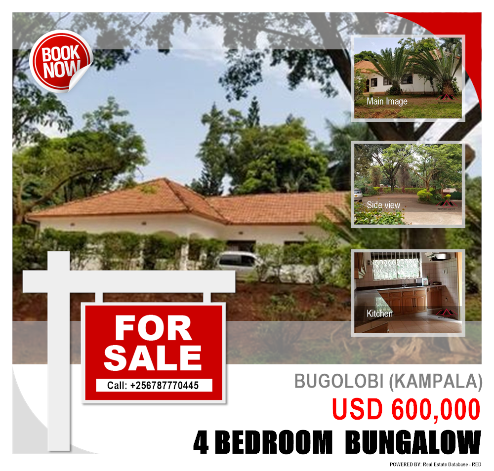 4 bedroom Bungalow  for sale in Bugoloobi Kampala Uganda, code: 138768
