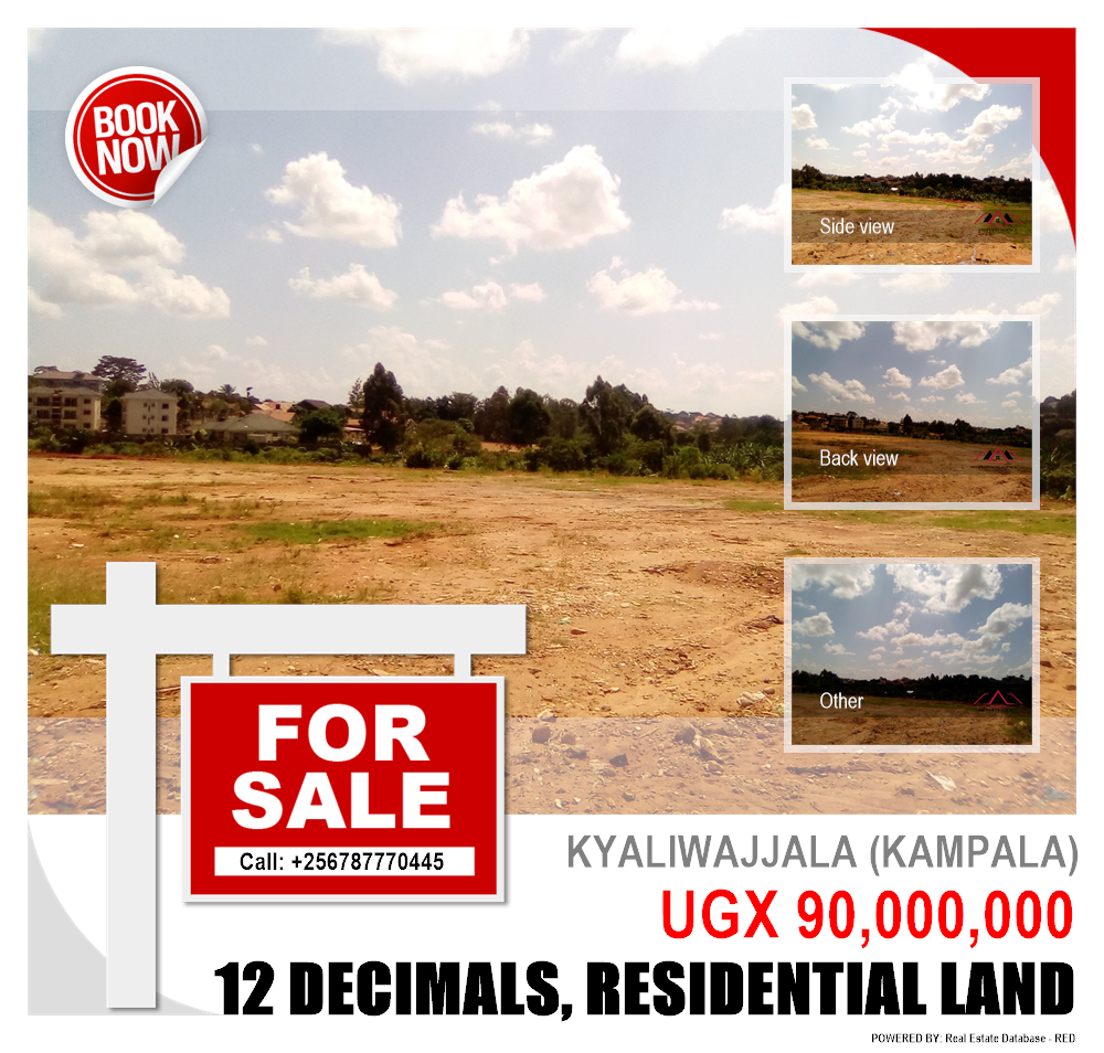 Residential Land  for sale in Kyaliwajjala Kampala Uganda, code: 138902