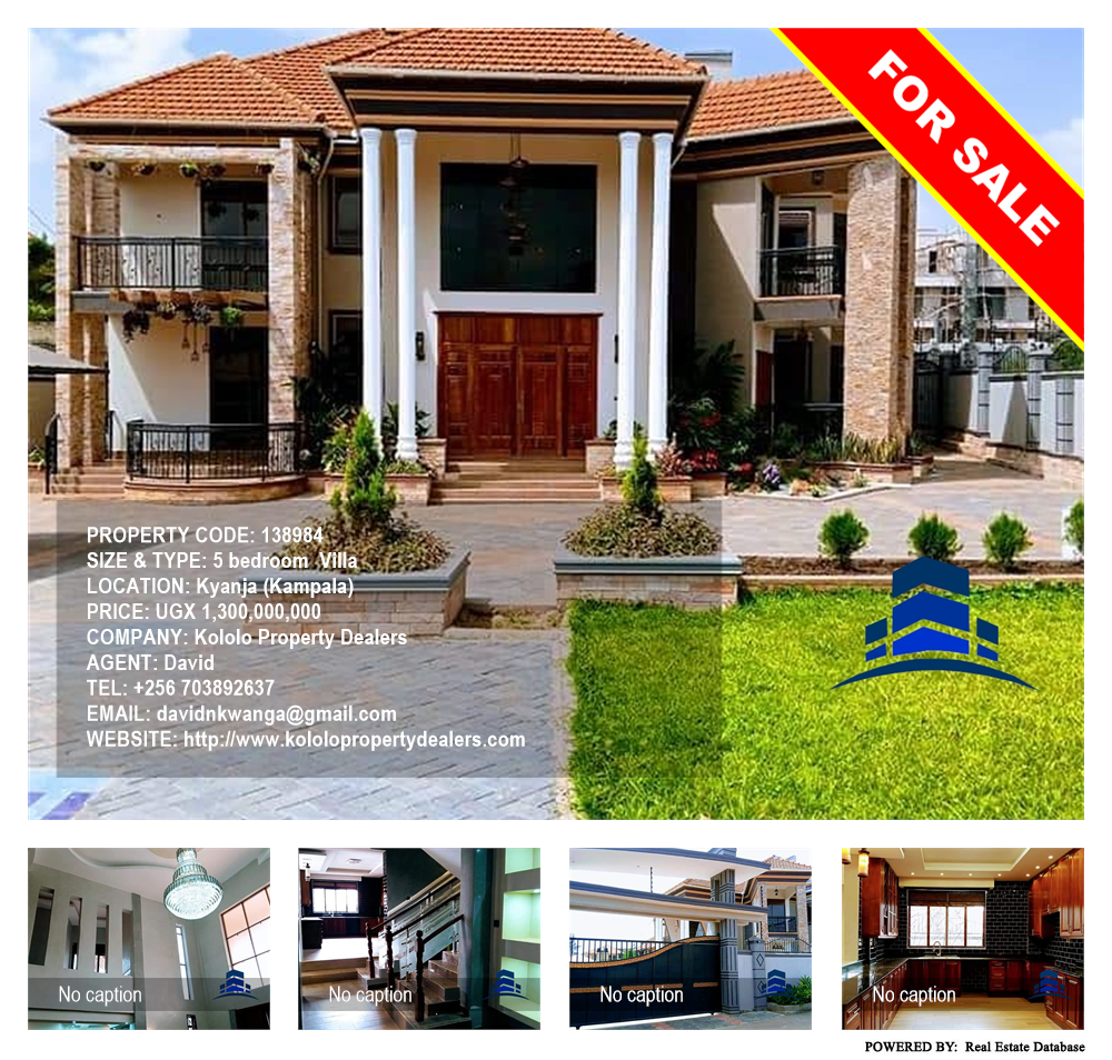 5 bedroom Villa  for sale in Kyanja Kampala Uganda, code: 138984