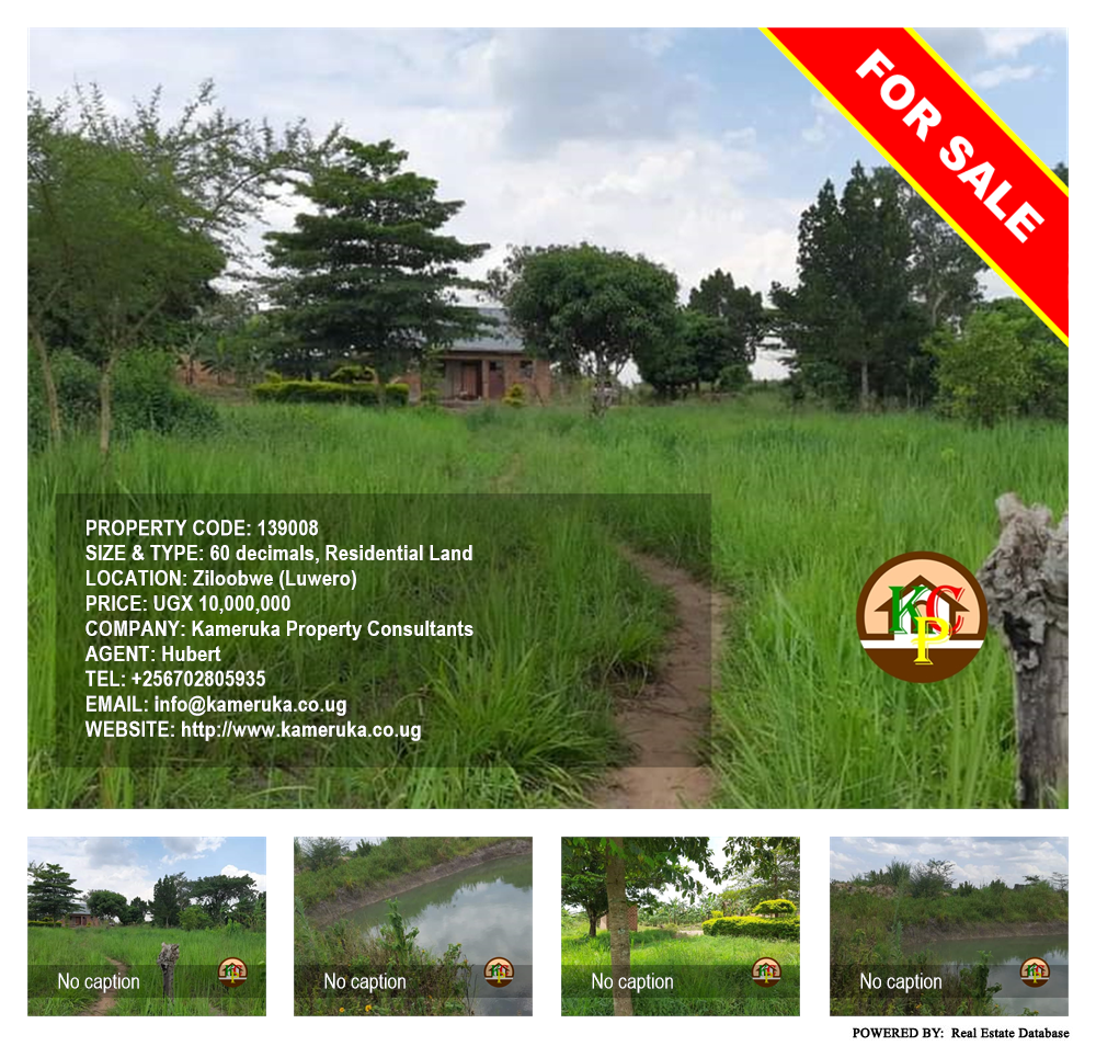 Residential Land  for sale in Ziloobwe Luweero Uganda, code: 139008
