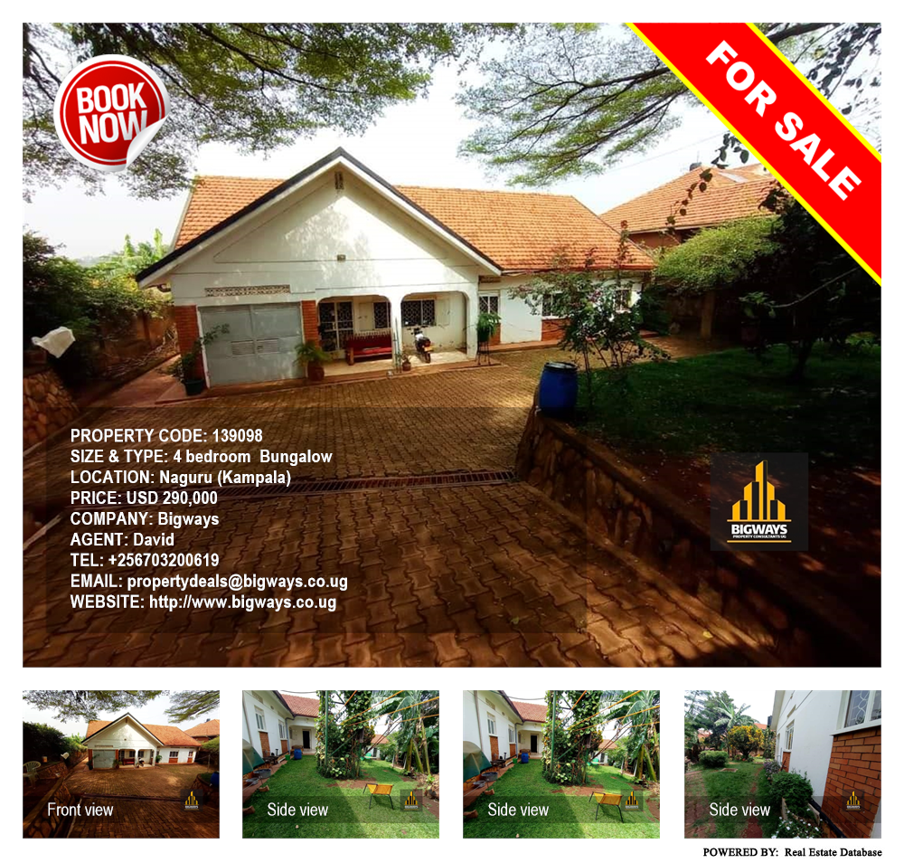 4 bedroom Bungalow  for sale in Naguru Kampala Uganda, code: 139098