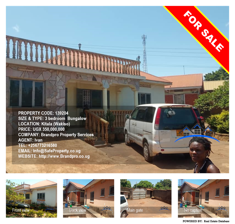 3 bedroom Bungalow  for sale in Kitala Wakiso Uganda, code: 139204