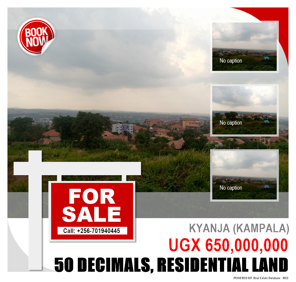 Residential Land  for sale in Kyanja Kampala Uganda, code: 139212