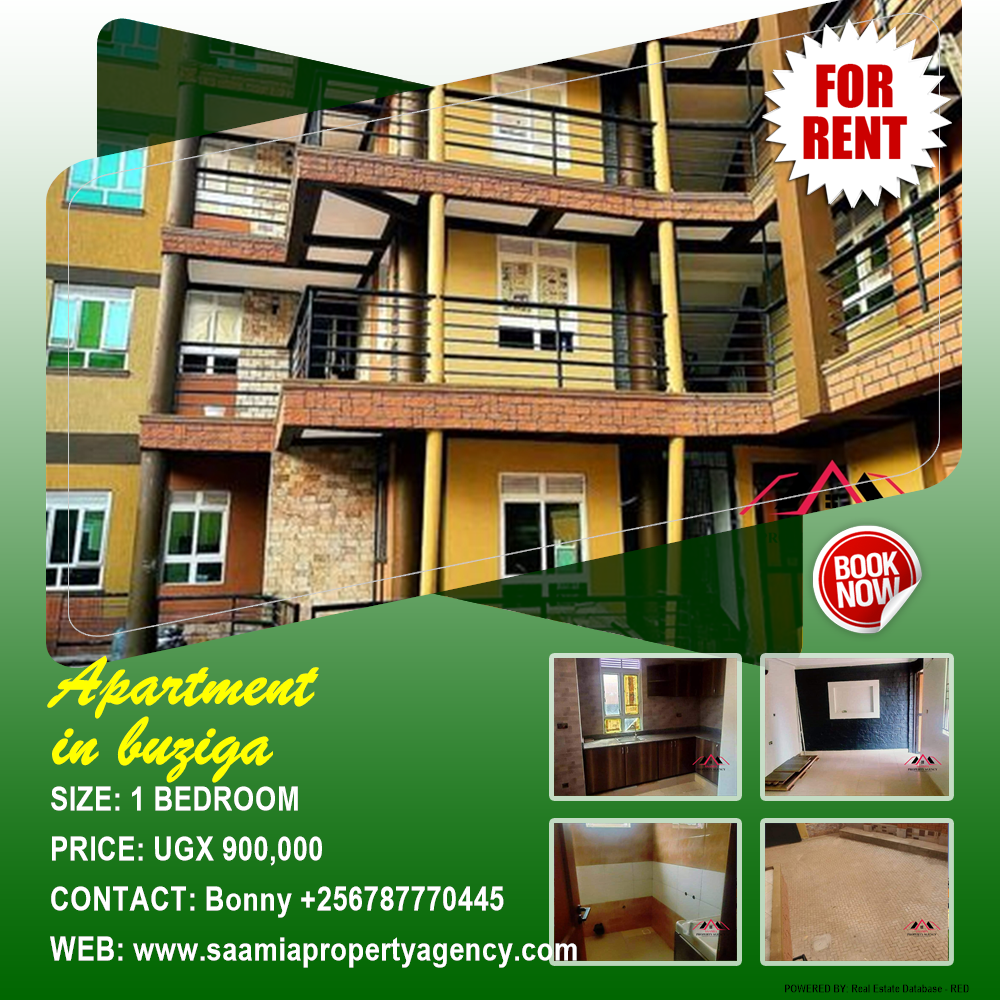 1 bedroom Apartment  for rent in Buziga Kampala Uganda, code: 139285