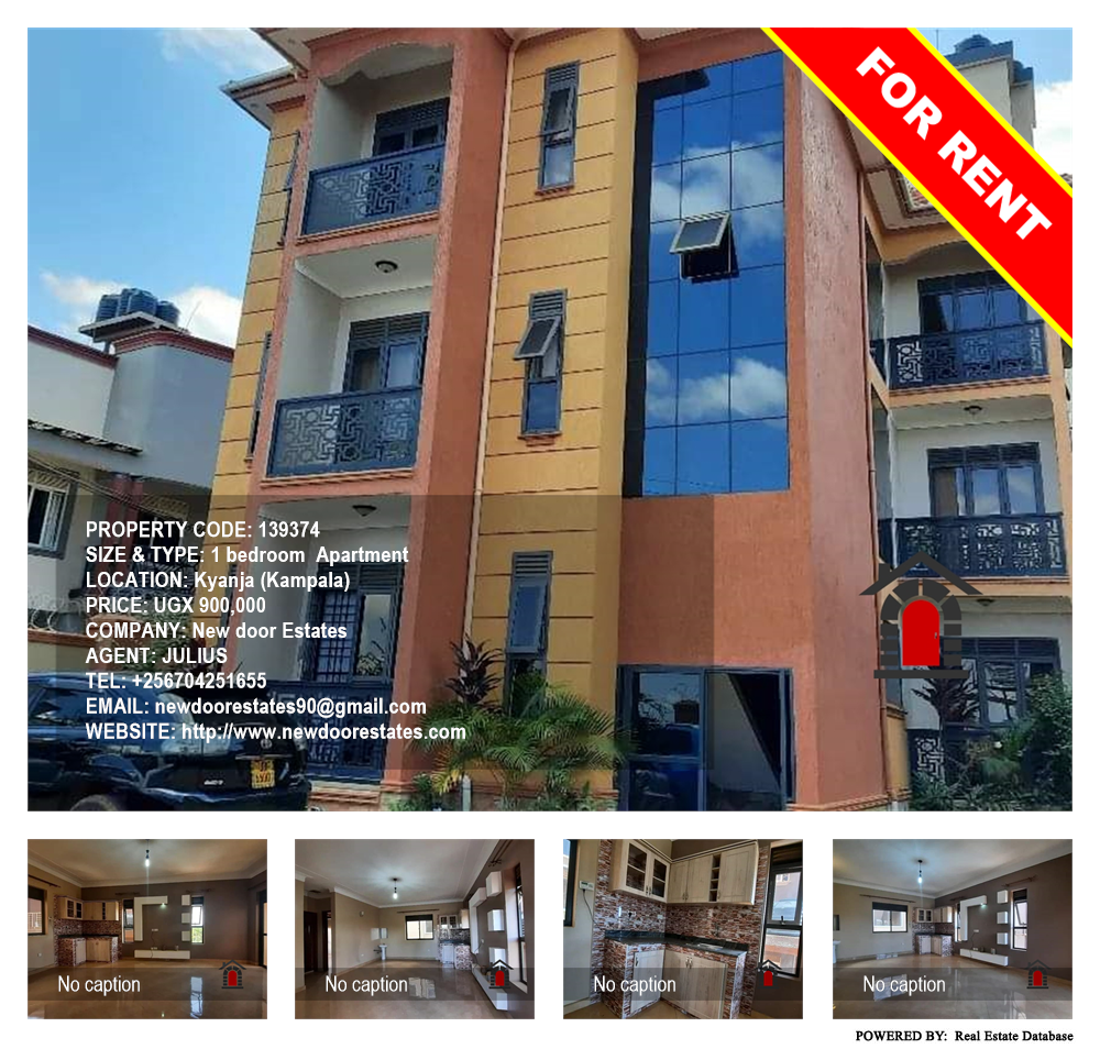 1 bedroom Apartment  for rent in Kyanja Kampala Uganda, code: 139374