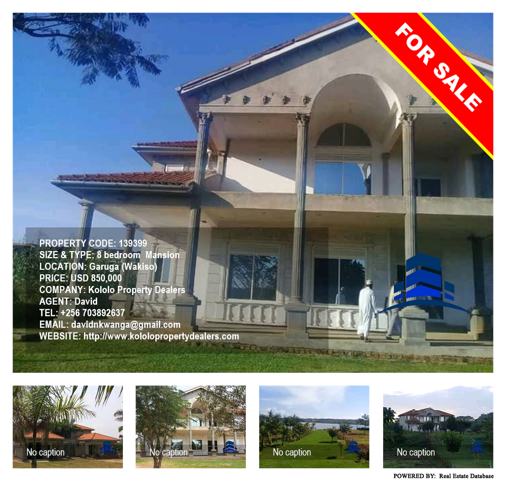 8 bedroom Mansion  for sale in Garuga Wakiso Uganda, code: 139399