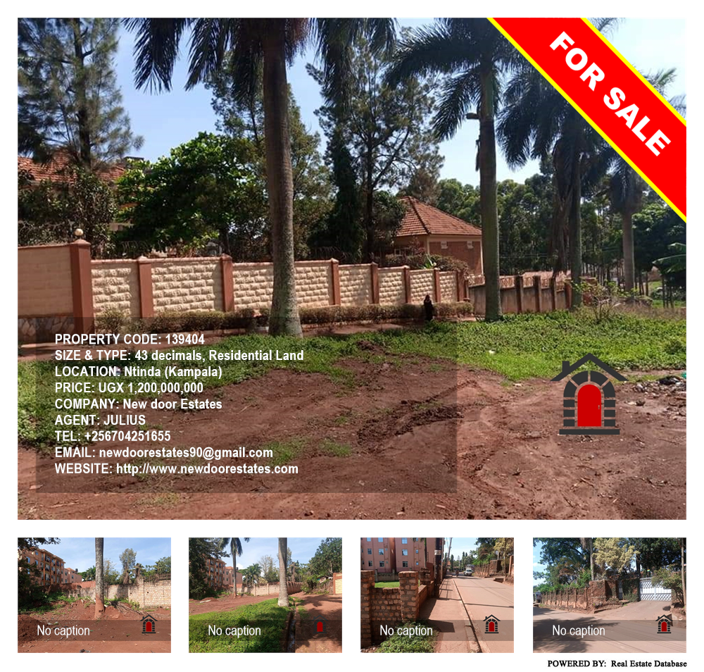 Residential Land  for sale in Ntinda Kampala Uganda, code: 139404